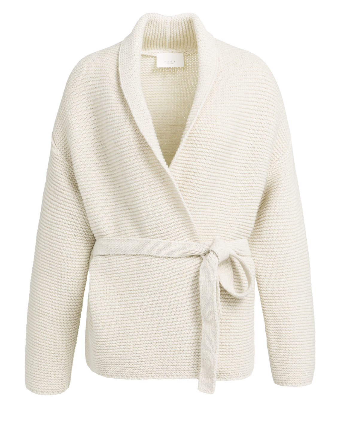 Long Sleeve Cardigan in Off White by YAYA