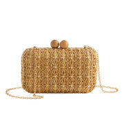 Sydney Minaudière in Natural by Shiraleah
