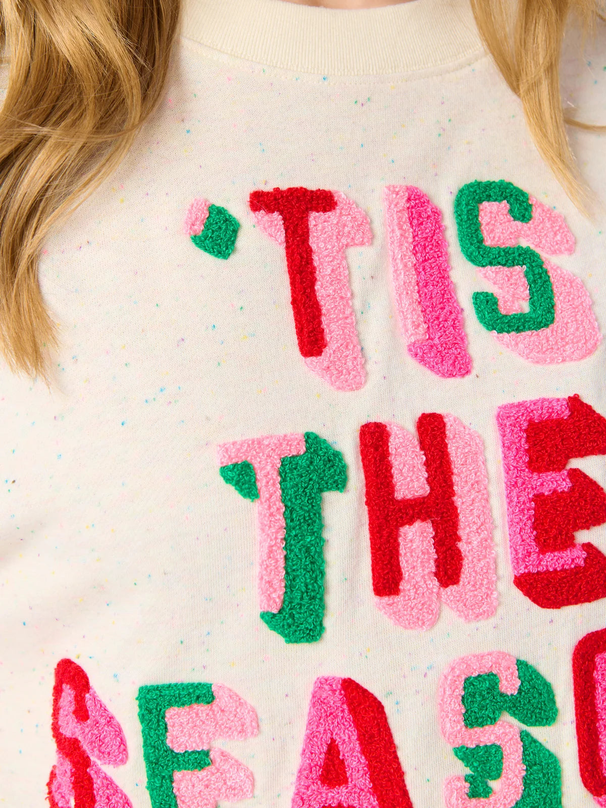 TAX-FREE PRE-RELEASE 'Tis The Season Cream Relaxed Sweatshirt by Shiraleah