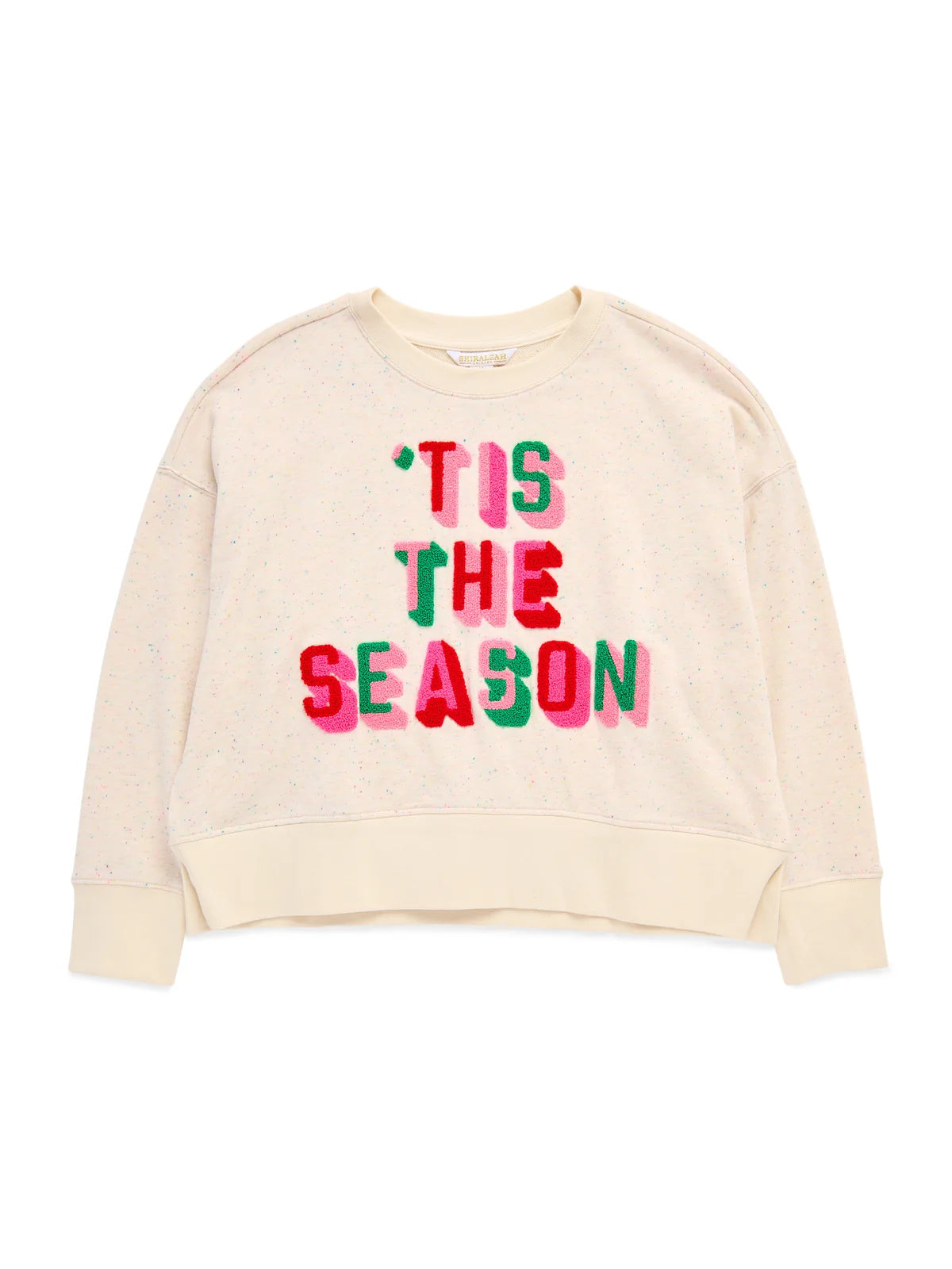 TAX-FREE PRE-RELEASE 'Tis The Season Cream Relaxed Sweatshirt by Shiraleah