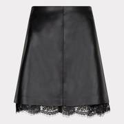 Short Lace Skirt in Black by EsQualo