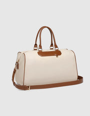 Taylor Travel Canvas Bag in Tan by Louenhide