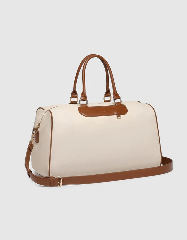 Taylor Travel Canvas Bag in Tan by Louenhide