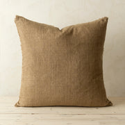24x24 Lina Linen Hazelnut Pillow COVER