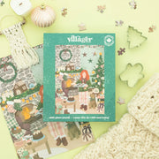 1000-Piece Villager Puzzle Cottage Christmas