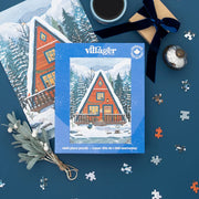 1000-Piece Villager Puzzle Midwinter Retreat