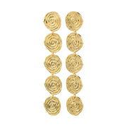 Air Earrings in Gold by Pilgrim