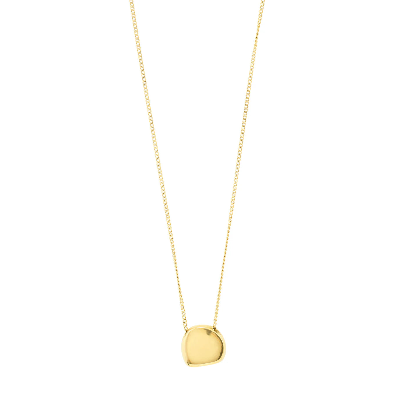 Presence Coin Waterproof Necklace in Gold by Pilgrim