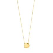 Presence Coin Waterproof Necklace in Gold by Pilgrim
