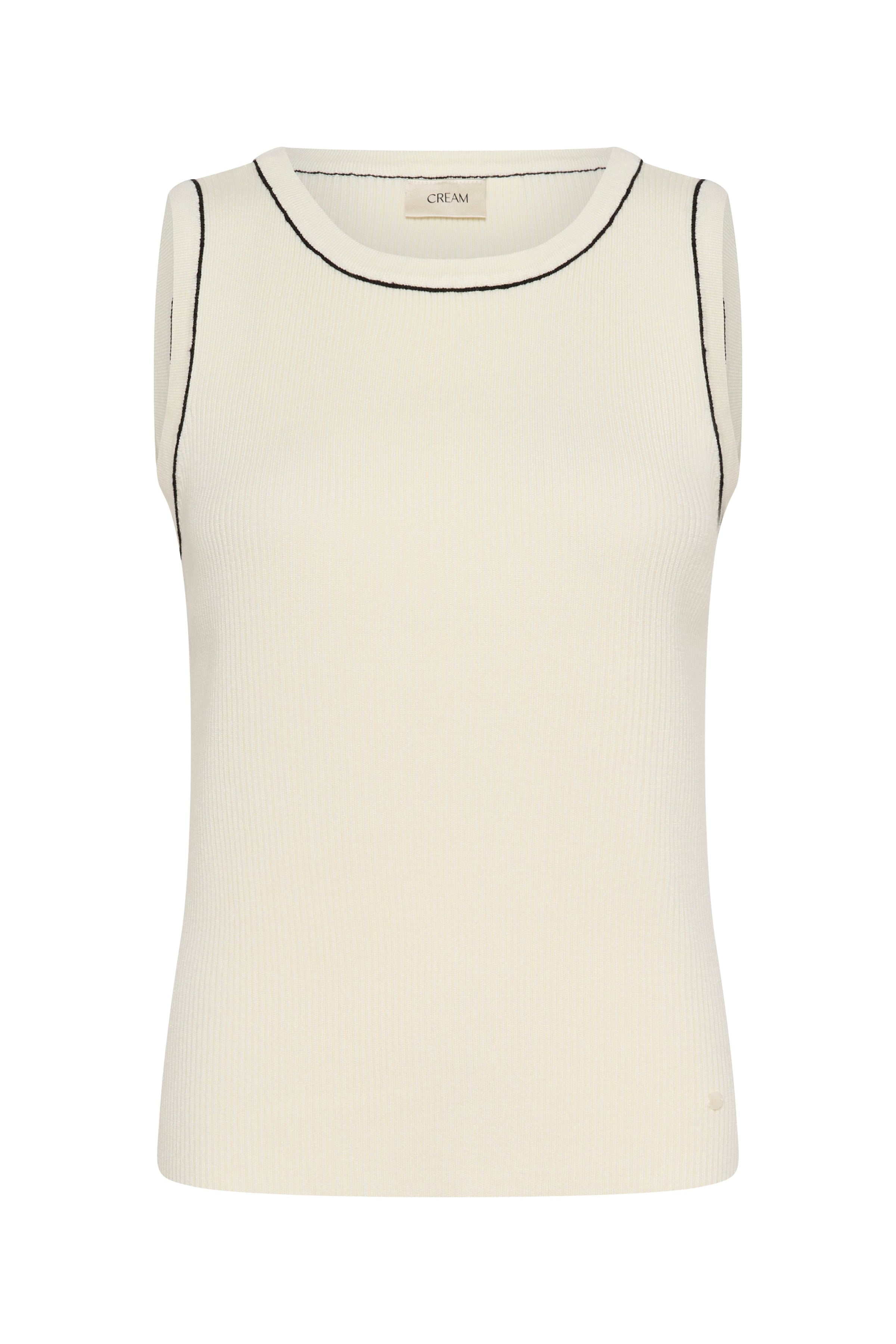 Villea Knit Top in Whisper White by Cream