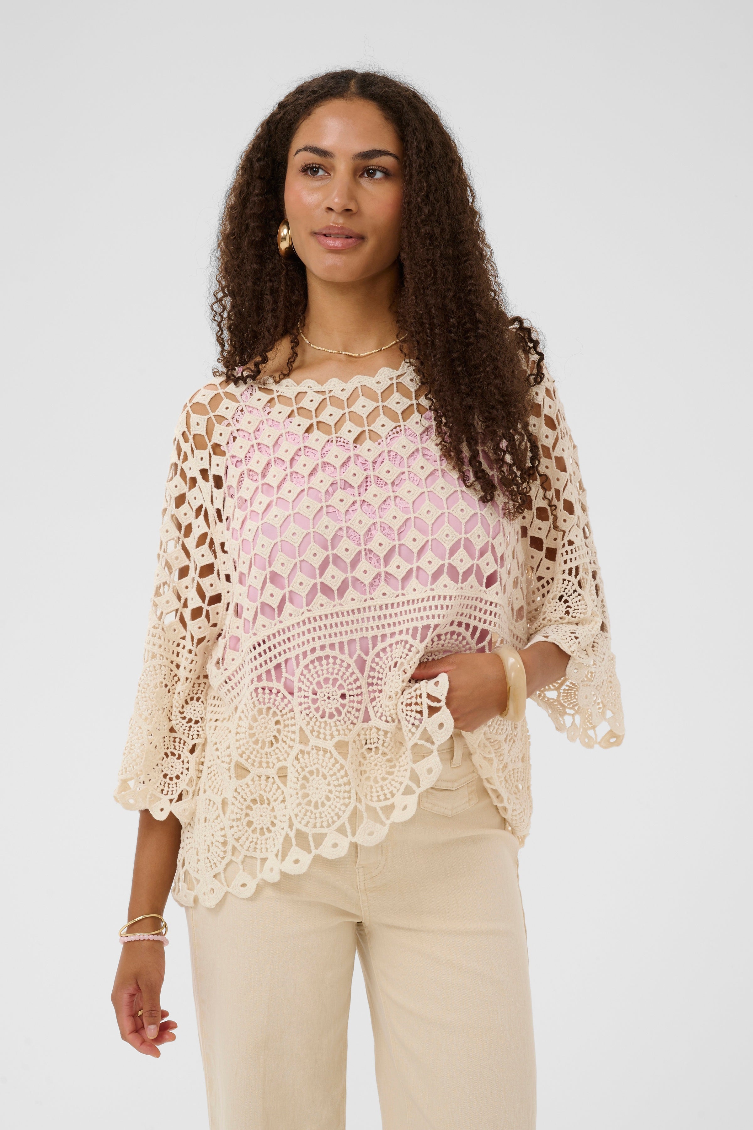 Gina Poncho by Cream