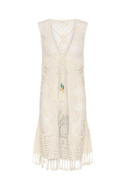 Drulla Long Vest Perfectly Pale by Cream