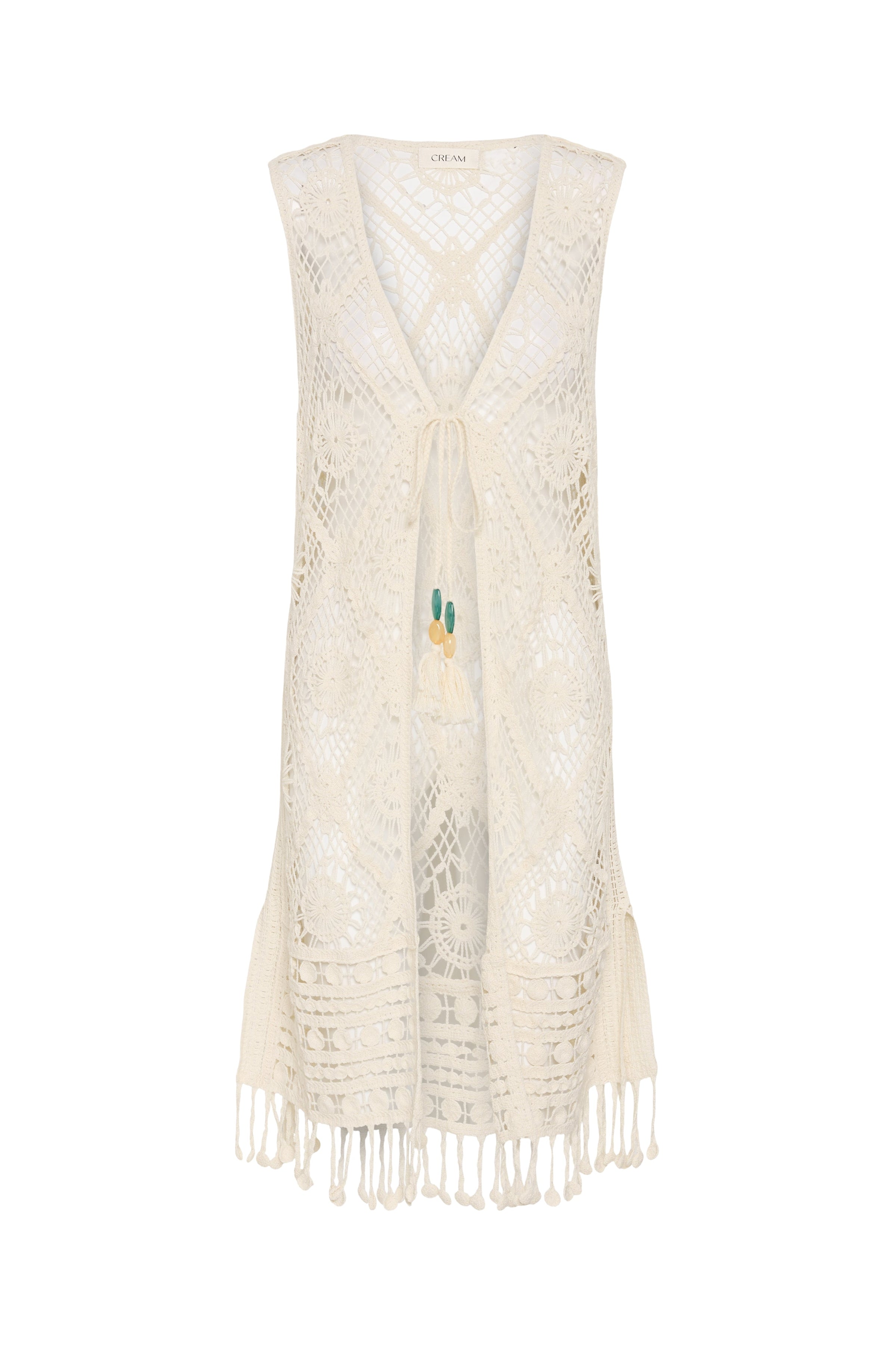 Drulla Long Vest Perfectly Pale by Cream