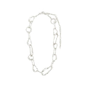 Believe Necklace Chunky Chain in Silver by Pilgrim