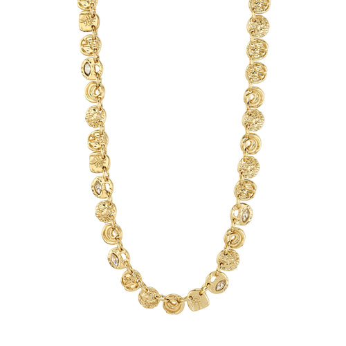 Fire Necklace in Gold by Pilgrim