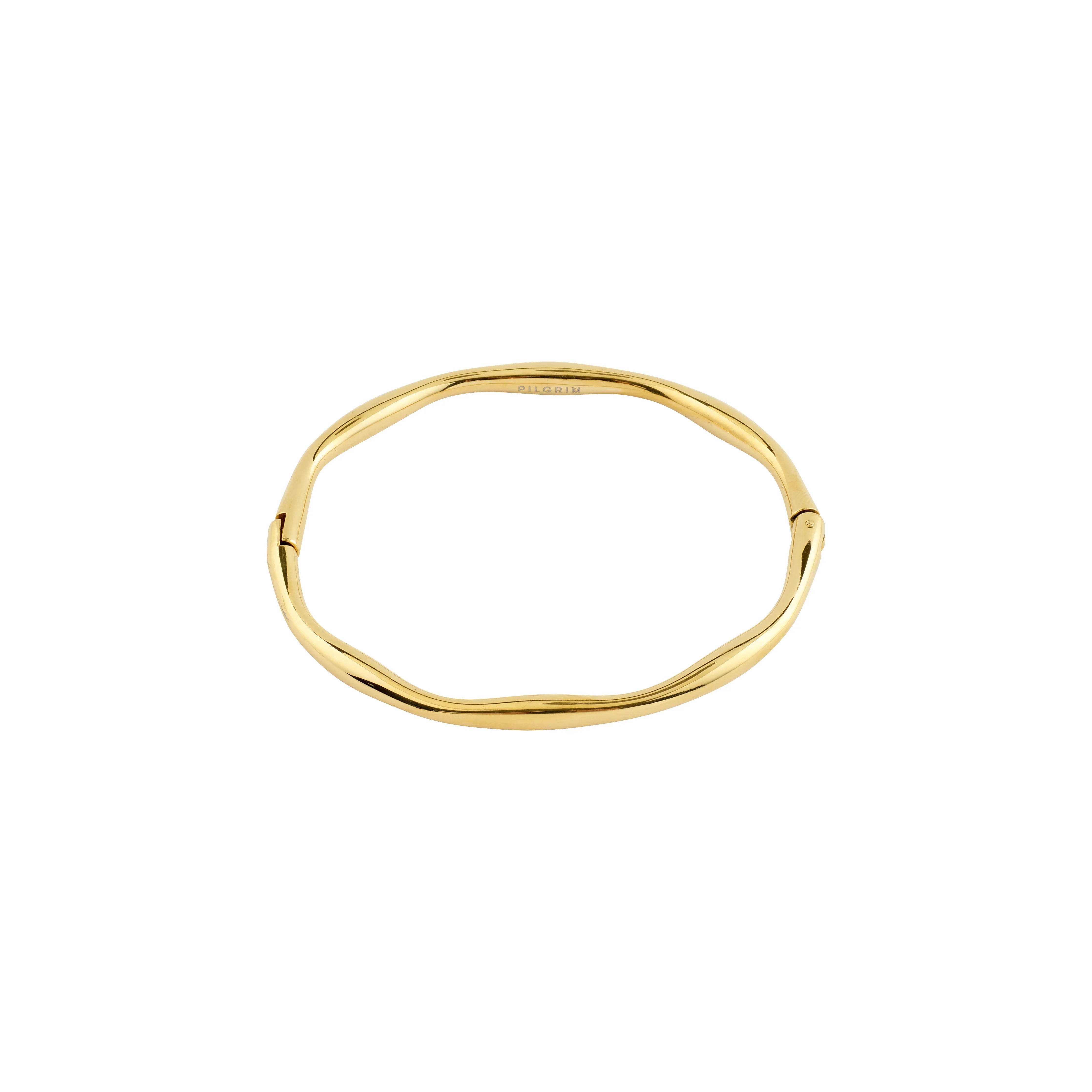 Haze Waterproof Bangle Gold by Pilgrim