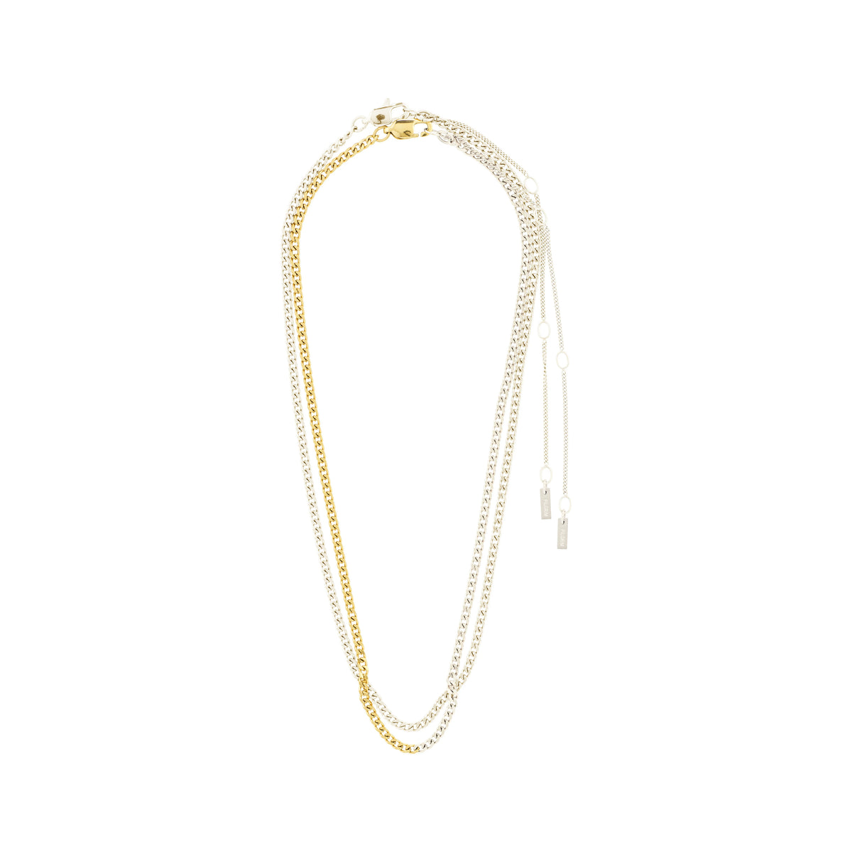 Inner Necklaces in Mixed Metal by Pilgrim