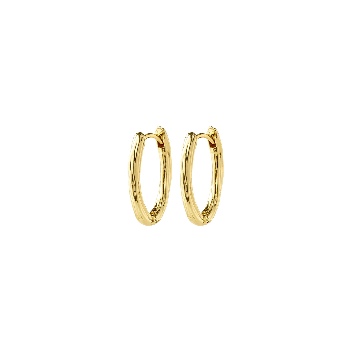 Now Hoop Earrings in Gold by Pilgrim