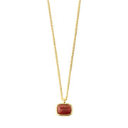 Now Necklace in Gold & Red by Pilgrim