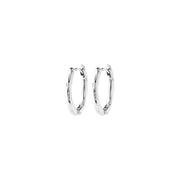 Now Waterproof Hoop Earrings in Silver by Pilgrim