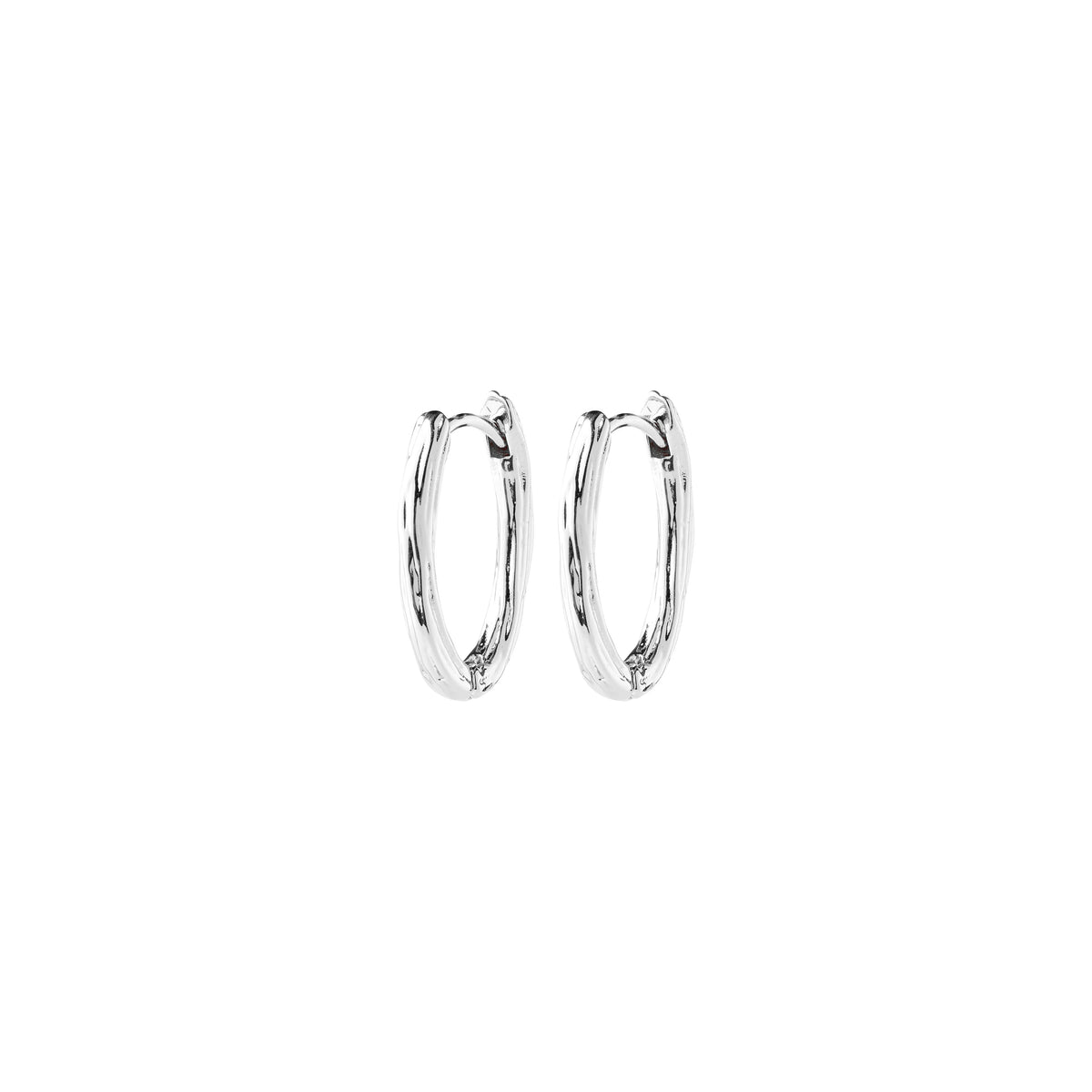 Now Waterproof Hoop Earrings in Silver by Pilgrim