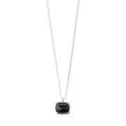 Now Necklace in Silver & Black by Pilgrim