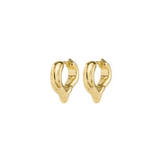 Iris Earrings in Gold by Pilgrim