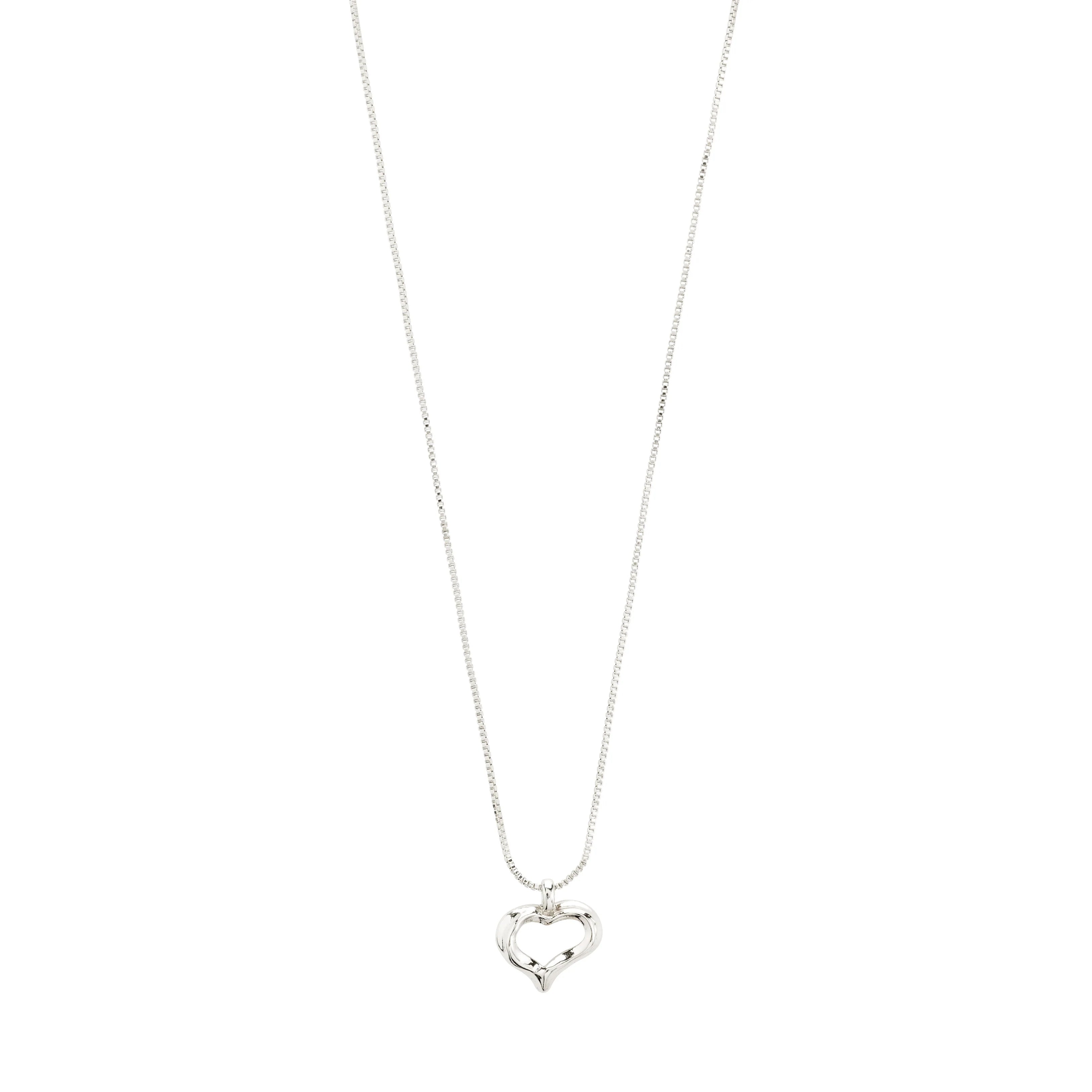 Iris Necklace in Silver by Pilgrim