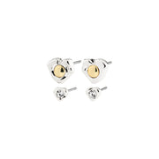 Nova 2in1 Earring Set in Silver by Pilgrim