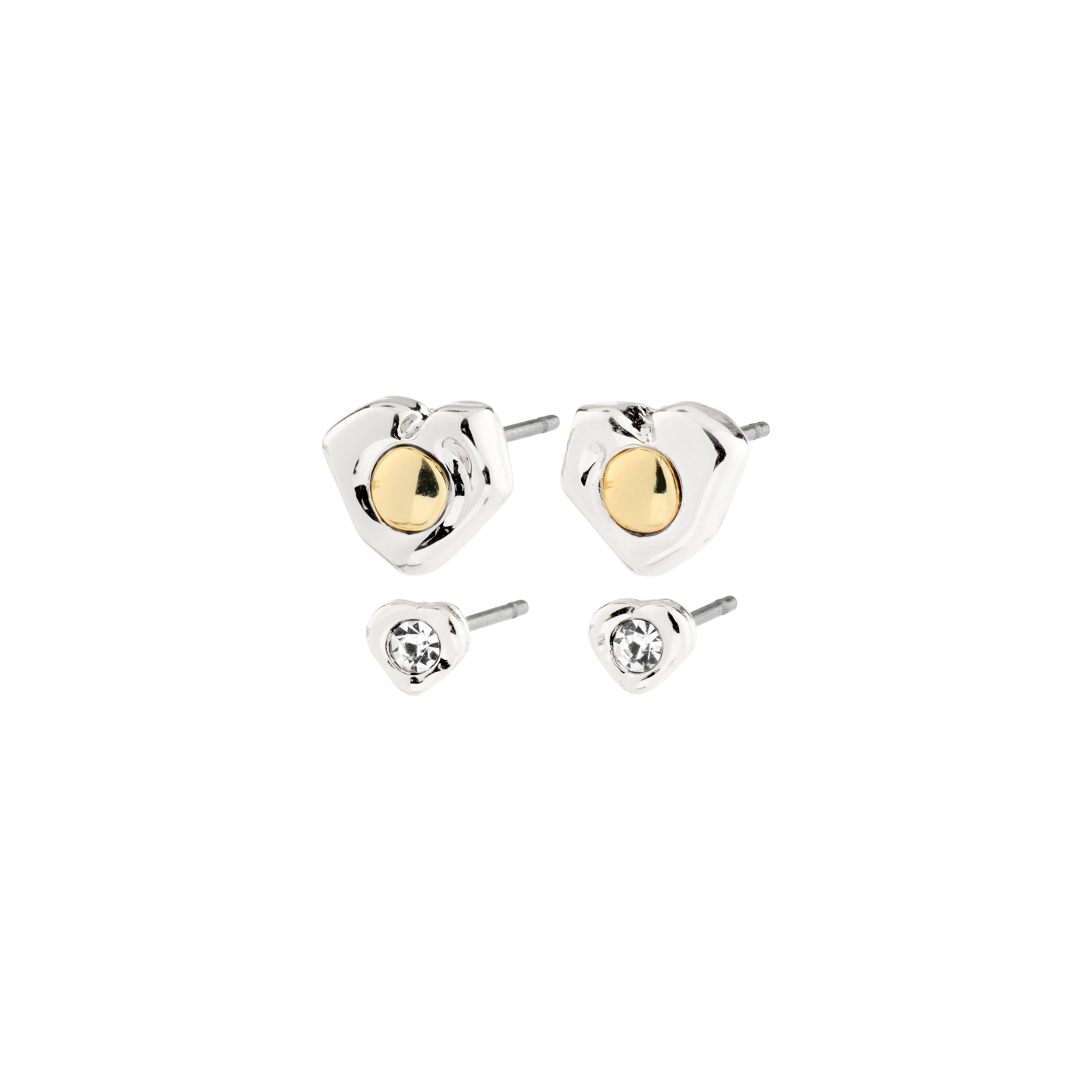 Nova 2in1 Earring Set in Silver by Pilgrim