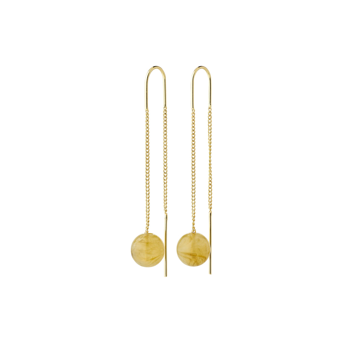 Pilgrim Root Chain Earrings Gold