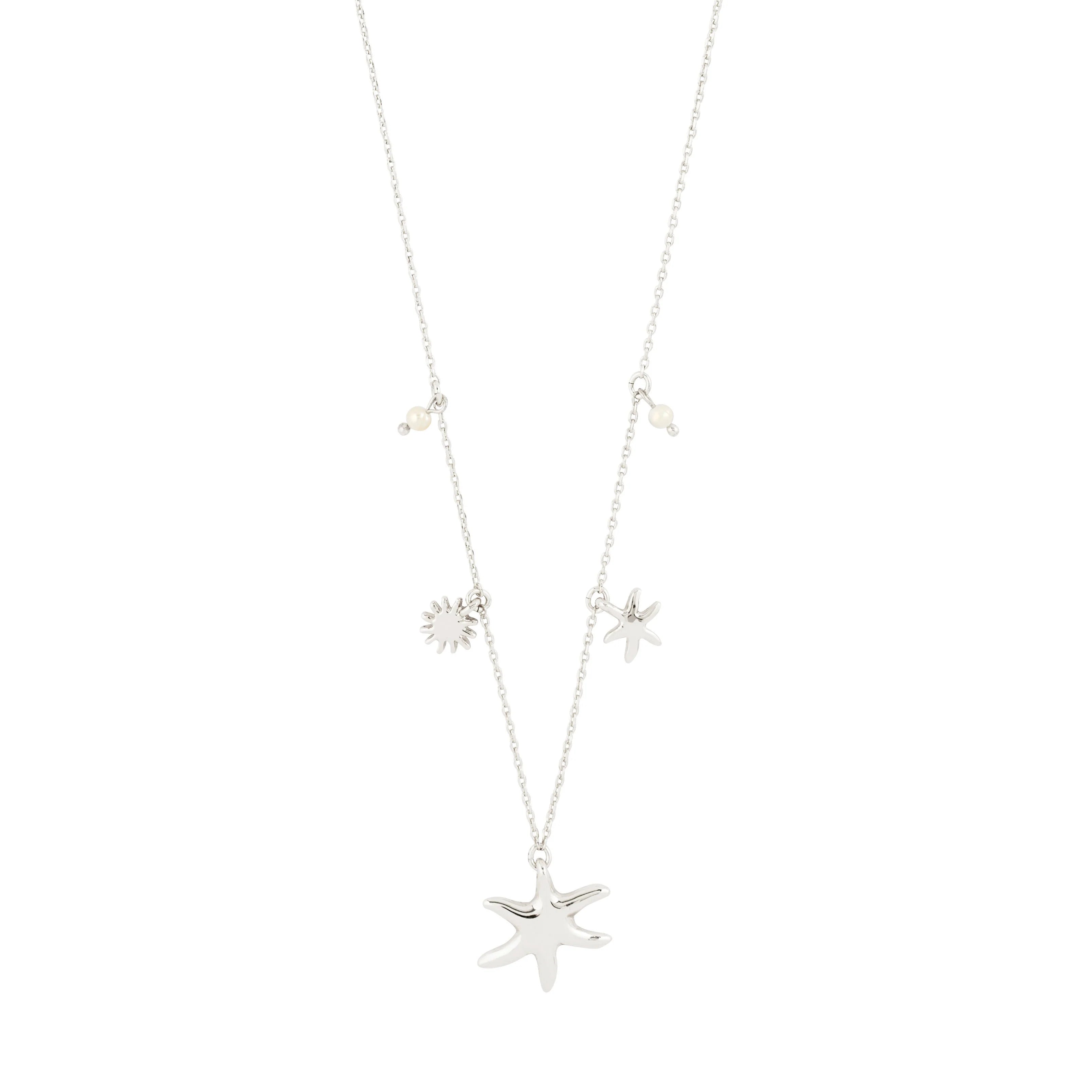 Prism Necklace in Silver by Pilgrim