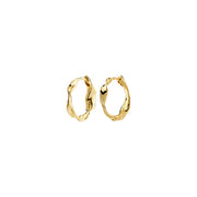 Here Hoop Earrings in Gold by Pilgrim