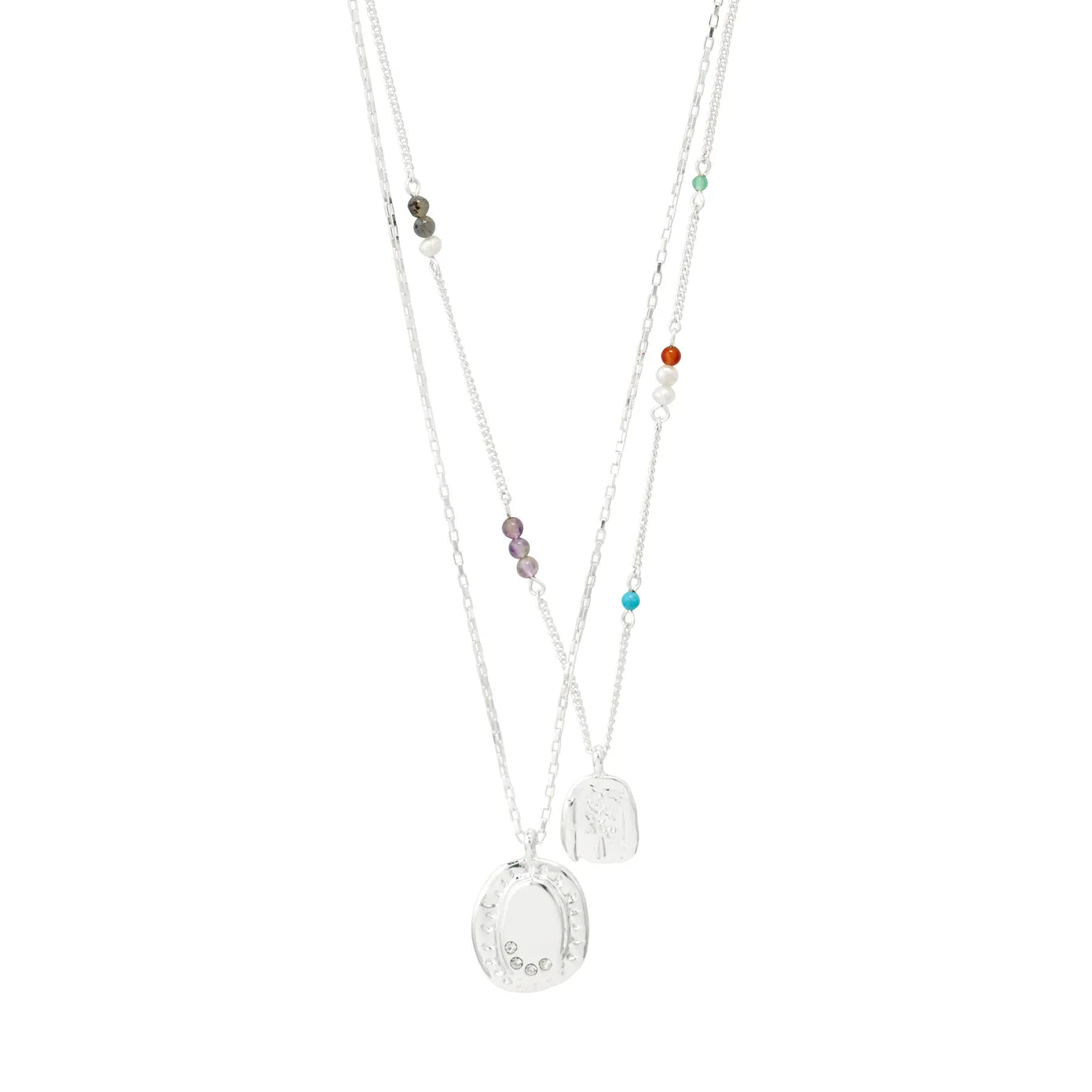 Here Necklace in Silver by Pilgrim