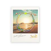 Stone of Harmony Blue Howlite & Gold Mixed Media Bracelet by Scout