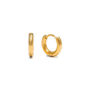 Tube 10mm Huggie Waterproof Gold Earrings by Lover's Tempo