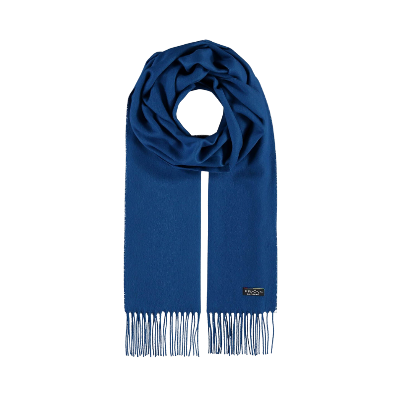 Denim Solid Cashmink Scarf by Fraas