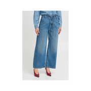 Kim Belt Jeans in Mid Blue by b.young