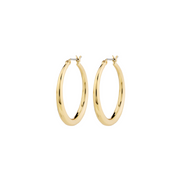 Jorun Small Hoop Earrings in Gold by Pilgrim