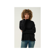 Anva Rollneck Pullover in Pitch Black by Cream