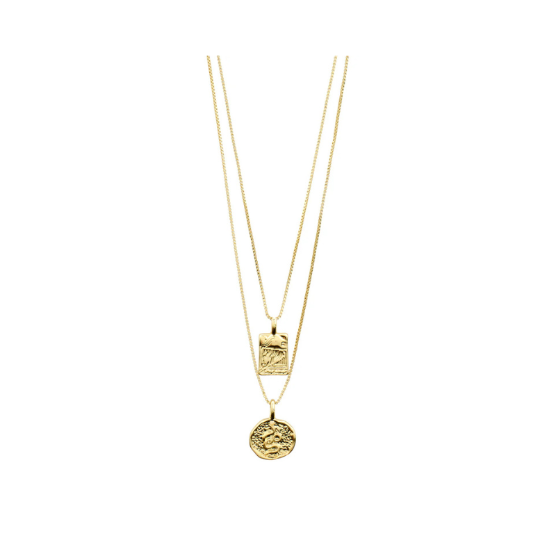 Valkyria Necklace in Gold by Pilgrim
