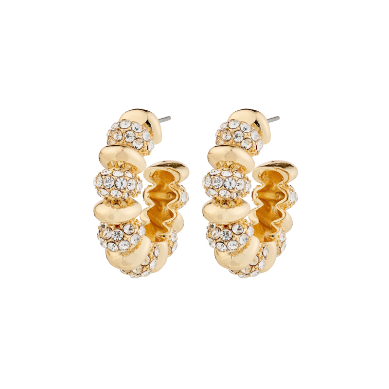 Earrings Delphine in Gold by Pilgrim