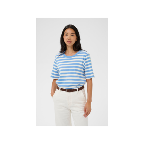 Ratana Tee in Hydrangea Stripe by Part Two