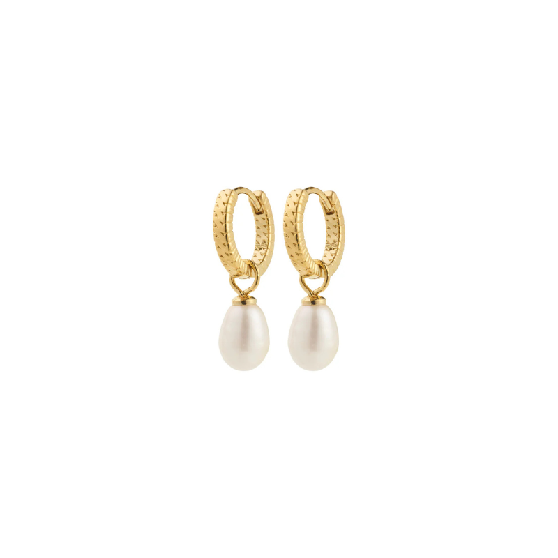 Elliana Earrings in Gold by Pilgrim