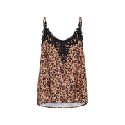 Anne Camisole Top in Leopard by Cream