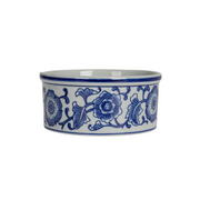 Blue & White Pet Bowl Large
