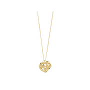 Believe Necklace Chain with Pendant in Gold by Pilgrim
