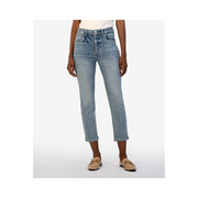 Elizabeth High Rise Crop in Supported by Kut from the Kloth