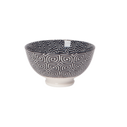Black & White Geo Bowl 4"