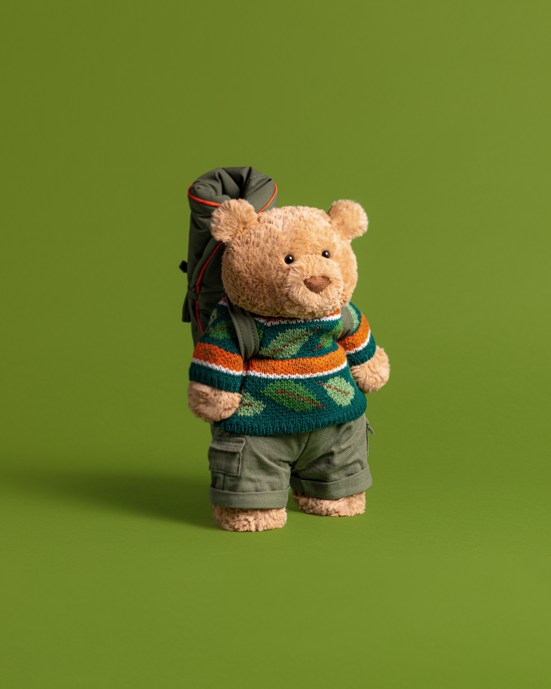 Jellycat Bartholomew Bear Hiking Outfit